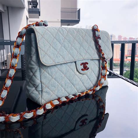 chanel denim bag vintage.